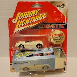 Johnny Lightning 1953 Corvette with Collectible Tin